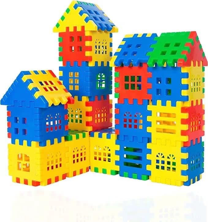Building Blocks, Tiles Early Educational & Development Toys, Building Toys for Toddlers Boys&Girls Gifts (70 PCS)-N5