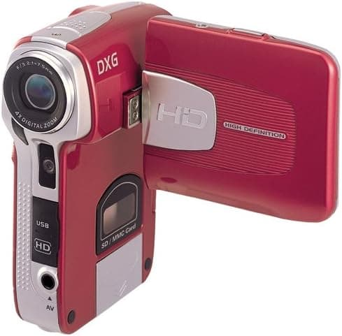 DXG 579V Hi-Def Pocket Camcorder (Red)