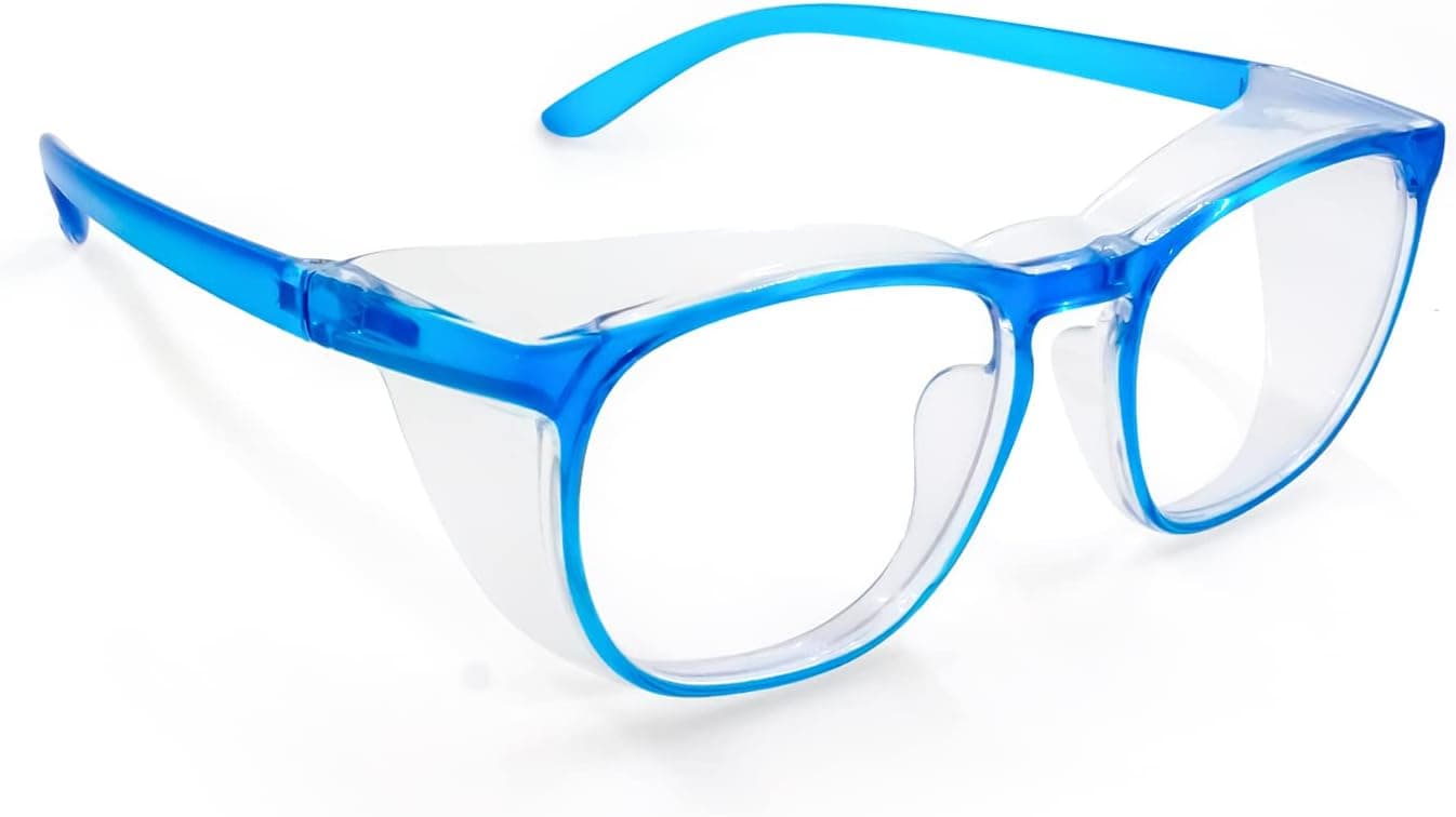 JING LEI Stylish Safety Glasses Anti Fog Clear Safety Goggles, Personal Protection Glasses For Men And Women