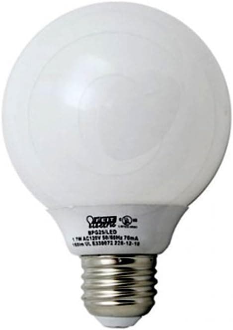Feit Electric BPG25/LED/RP Accent LED G25 Globe Bulb, Soft White