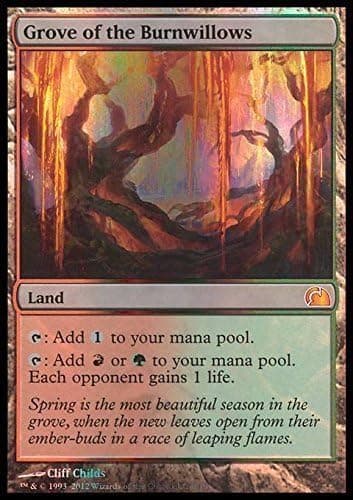 Magic: the Gathering - Grove of The Burnwillows (8) - from The Vault: Realms - Foil