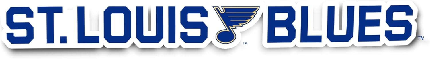 St. Louis Blues Team NHL National Hockey League Sticker Vinyl Decal Laptop Water Bottle Car Scrapbook (Individual E)