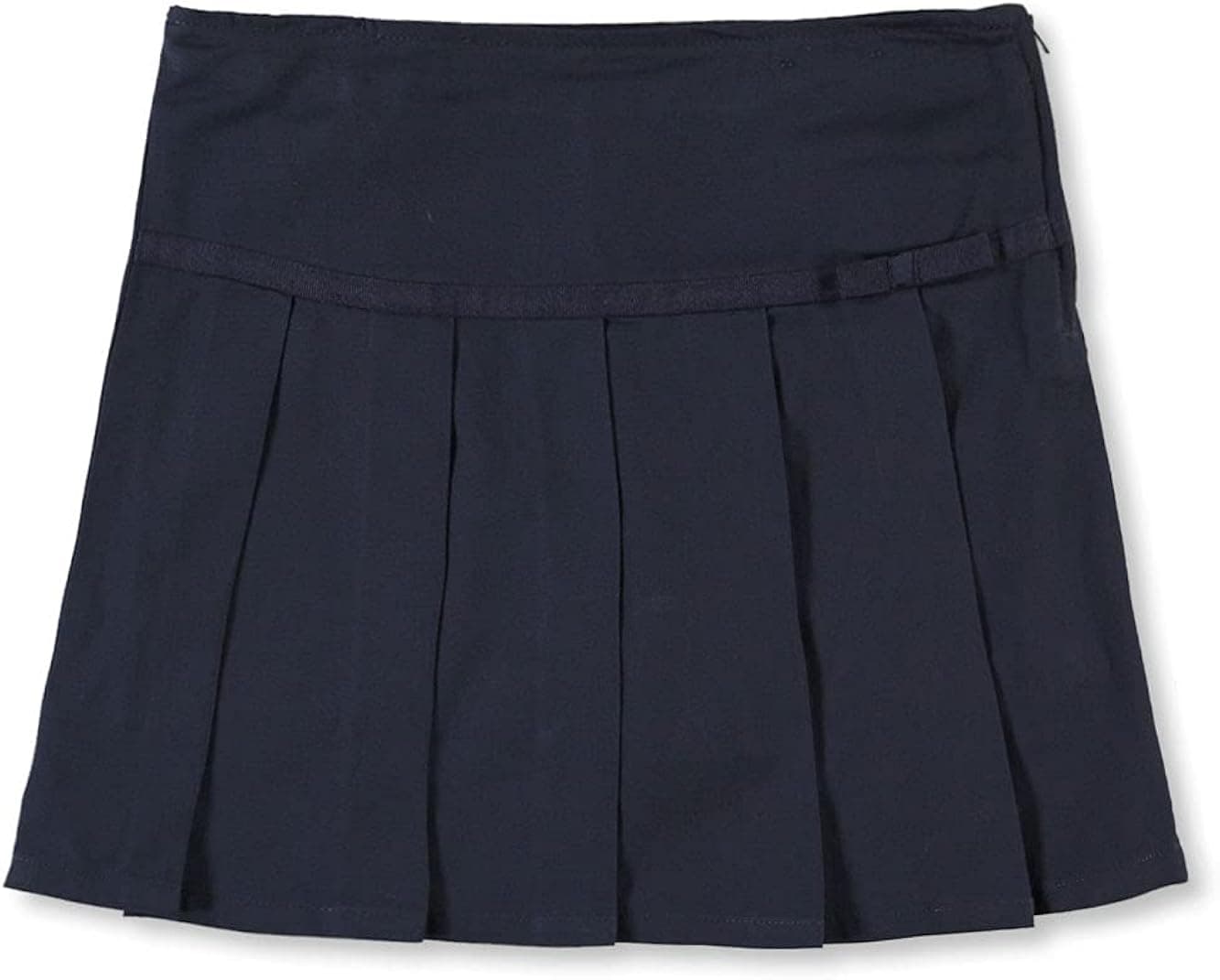 French Toast School Uniform Girls Pleated Scooter with Grosgrain Ribbon