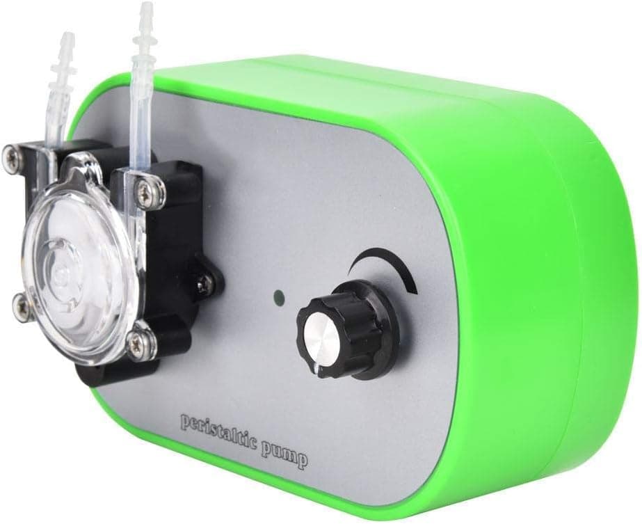 Peristaltic Liquid Pump, Miniature Peristaltic Pump, Self-Priming Pump Small Dosing Metering Circulating Pump for Aquarium Lab Analytical, Stepless Speed Regulation,G728-1(22~85ml/min)