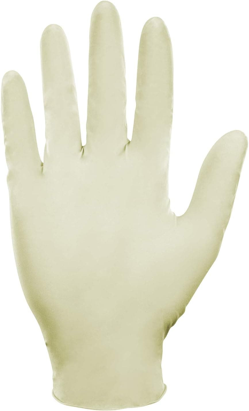 SAS Safety 6592-20 Value-Touch Powder-Free Disposable Latex 5 Mil Gloves, Medium, 100 Gloves by Weight
