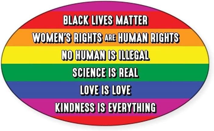 CafePress The Truth Sticker Oval Bumper Sticker, Euro Oval Car Decal
