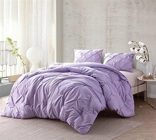 Byourbed Orchid Petal Pin Tuck King Comforter