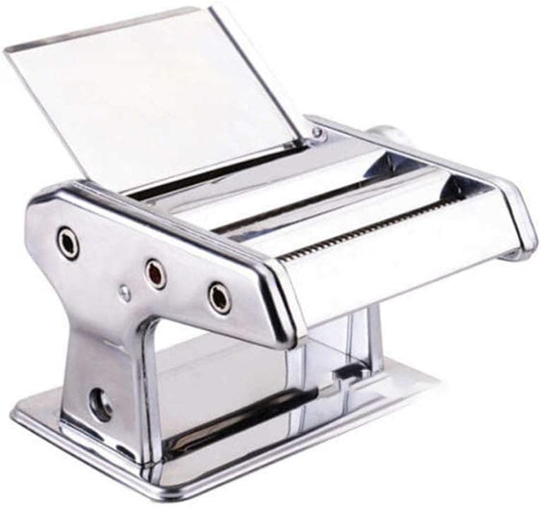 Pasta Maker Machine, Roller Pasta Maker With Adjustable Thickness Settings Sturdy Noodles Cutter with Clamp Perfect for Spaghetti, Fettuccini, Lasagna or Dumpling Skins