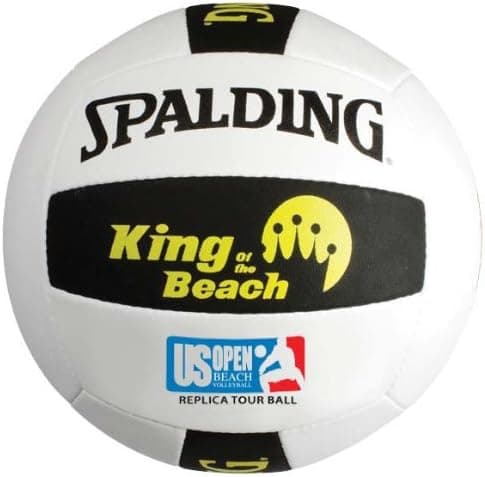 Spalding King of the Beach - Open Replica Tour Volleyball - Gold Graphics