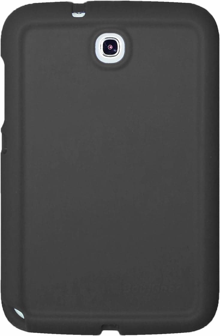 Bobj Rugged Case for Samsung Galaxy Note 8 Tablet, Models GT-N5100, GT-N5110, GT-N5120 - BobjGear Custom Fit - Patented Venting - Sound Amplification - BobjBounces Kid Friendly (Bold Black)