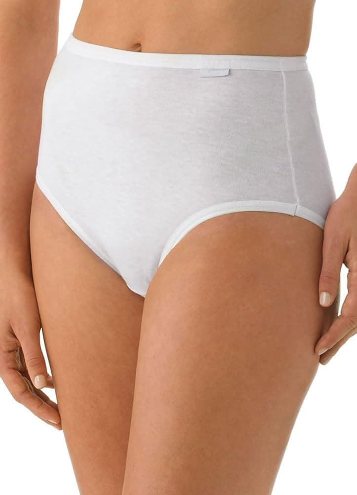 Jockey Women's Underwear Plus Size Elance Brief- 3 Pack, BLUE HEATHER MIX, 11