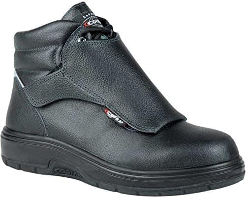 COFRA Leather Work Boots - HEAT SHIELD Treadless Footwear with Composite Safety Toe & Heat Defender Nitrile Rubber Outsole - Size 11