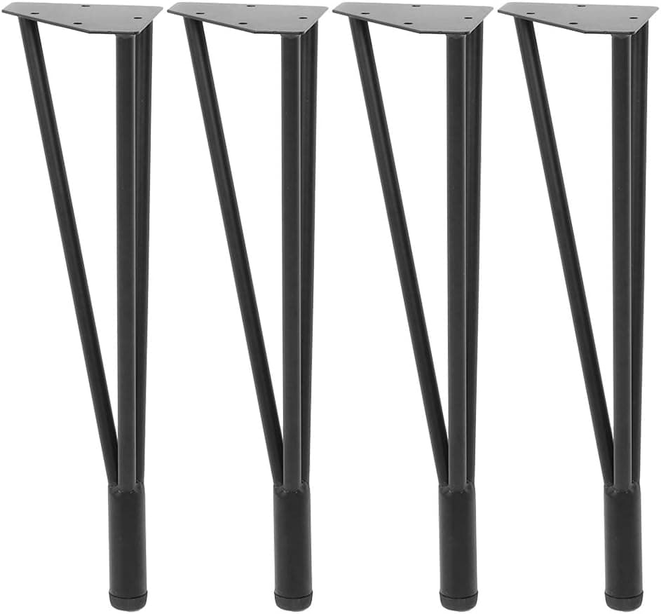 Hairpin Legs 28 inch Set of 4, DIY Furniture Metal Table Legs Perfect for Coffee Table, Dining Table, Designer Desk, Nightstand,Load-Bearing 440 lbs