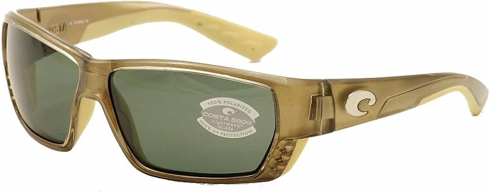 Costa Del Mar Sunglasses - Tuna Alley- Glass / Frame:Crystal Bronze Lens: Polarized Gray Wave 580 Glass