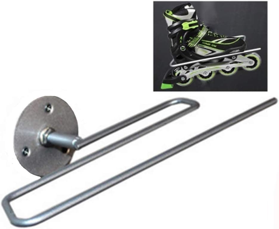 Rluii Inline Skates Display Stand/Roller Skates Wall Mount Hanger Rack Storage Display Holder(2Pcs)