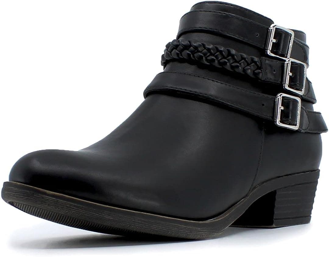 Nautica Women's Ankle Boot Dress Bootie With Side Zipper - Alara
