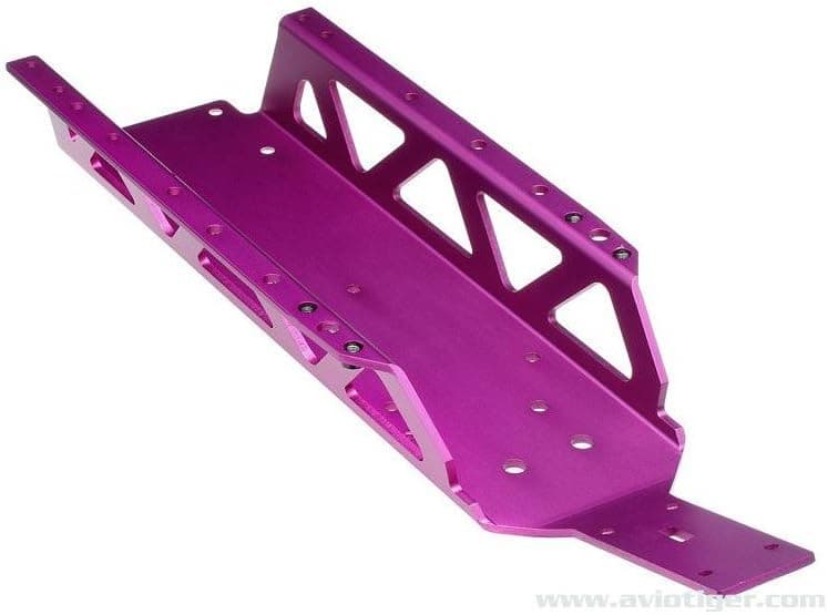 HPI RACING 87403 Aluminum Main Chassis Purple Baja