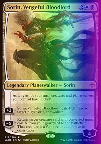 Magic: The Gathering - Sorin, Vengeful Bloodlord - Foil - War of The Spark