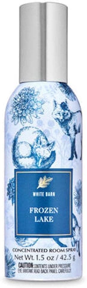 White Barn Candle Company 1.5 oz Concentrated Room Spray - Fall 2020 - Frozen Lake (Lavender Leaves, Cool Eucalyptus, Juniper Berries)