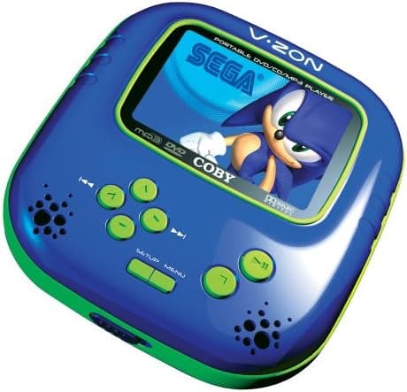 Coby TF-DVD560 3.5-InchTFT Portable DVD/CD/MP3 Player with Sega Game