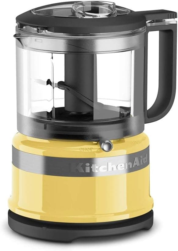 KitchenAid 3.5-Cup Mini Food Processor | Majestic Yellow (Renewed)