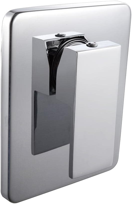 KES L6710 Bathroom Single Handle Mixing Valve Body and Trim Square, Polished Chrome