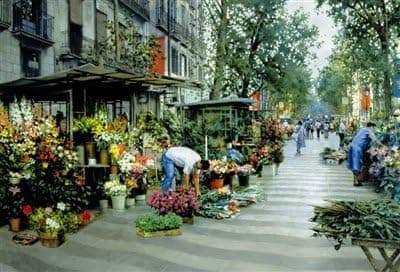 Educa Las Ramblas Barcelona Puzzle (5000 Piece), One Color