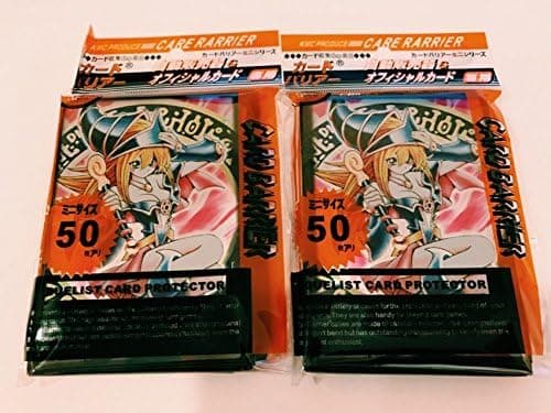 (100) YuGiOh Sized Card Protectors Dark Magician Girl Card Sleeves 100Pcs 63x90mm New
