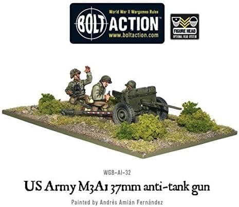 37mm Us Army Anti-tank Team Miniatures