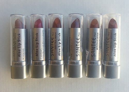 Santee Plus Aloe Lip Stick Set of 6 Random Colors. mtc