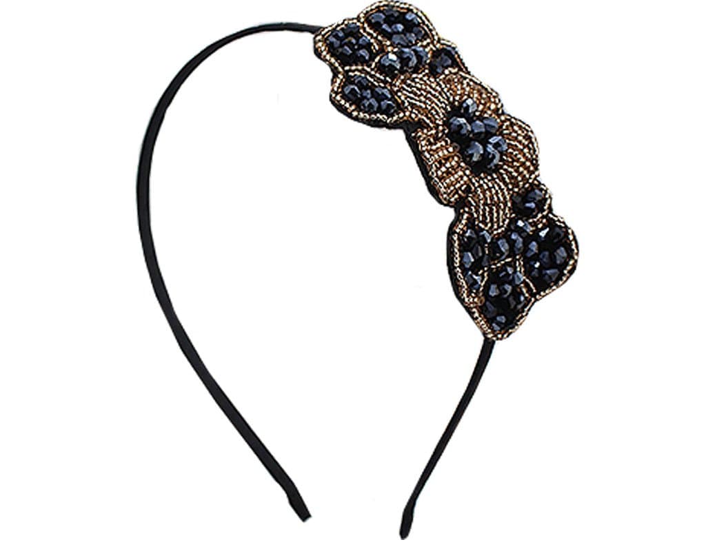BONAMART ® Headband Hoop Hair Accessories Flower Beaded for Women Girls 24866