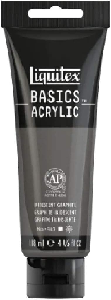 Paints compatible for Liquitex BASICS Acrylic Paint 4oz. (Iridescent Graphite)