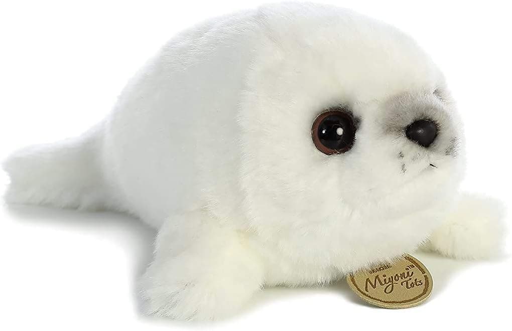 Aurora World 8.5" Harp Seal, White