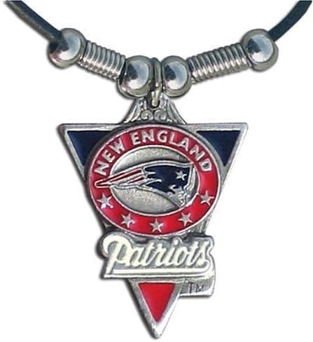 NFL New England Patriots Leather Cord Necklace
