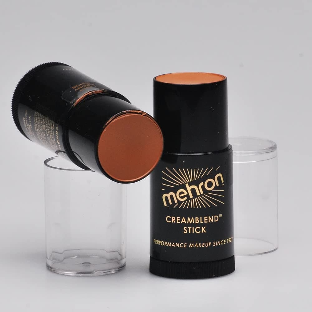 Mehron Makeup CreamBlend Stick - Foundation (.75 ounce) (Light Ebony)