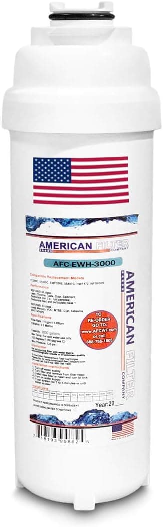 American Filter Company™ Brand Water Filters AFC-EWH-3000 (Compatible with Water Fountain Filters 51300C)