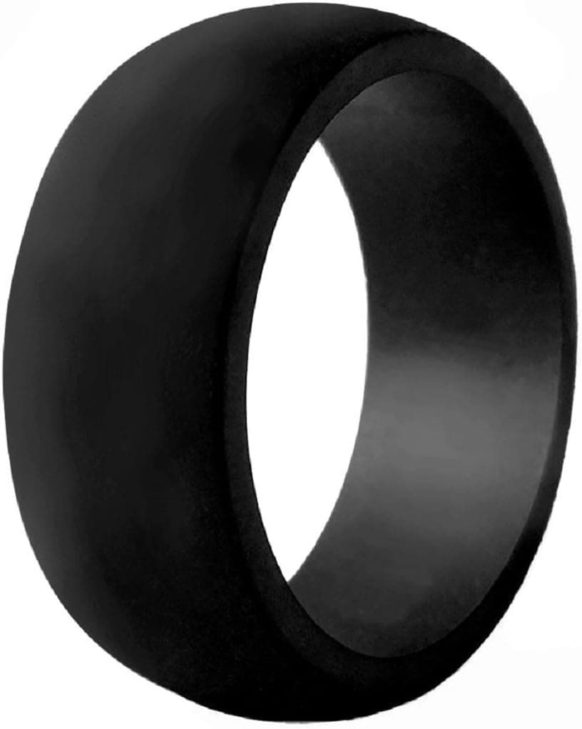 REEHUT Silicone Wedding Ring - Designed for Safety, Comfort, Fitness, Exercise - Durable, Non-Toxic and Hypoallergenic