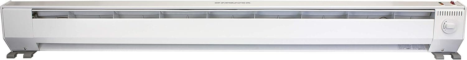 KING KP1215-ECO Dual-wattage Portable Baseboard Heater 750/1500W, 120V, White