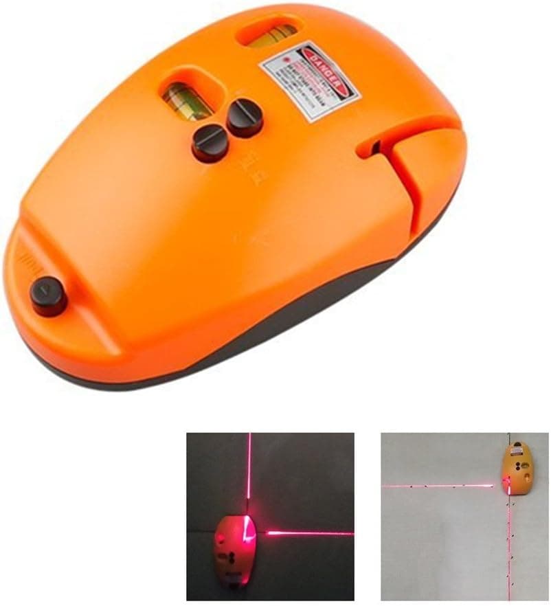 A-SZCXTOP 2-1 Line Laser Level Meter Mouse Type Horizontal & Verticalline Maker Device Tool Use to Civil Engineering or Construction Field.Hanging Pictures, Wall papering, Tiling