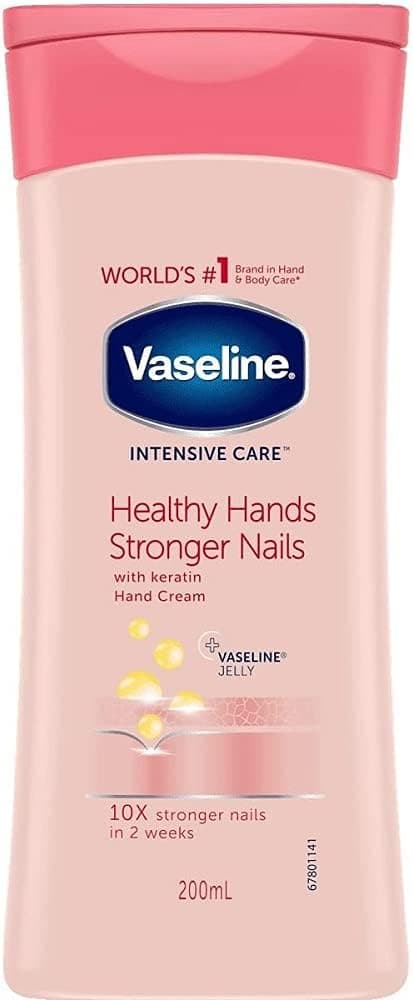 Vaseline Intensive Care Healthy Hands + Stronger Nails Hand Cream 200Ml