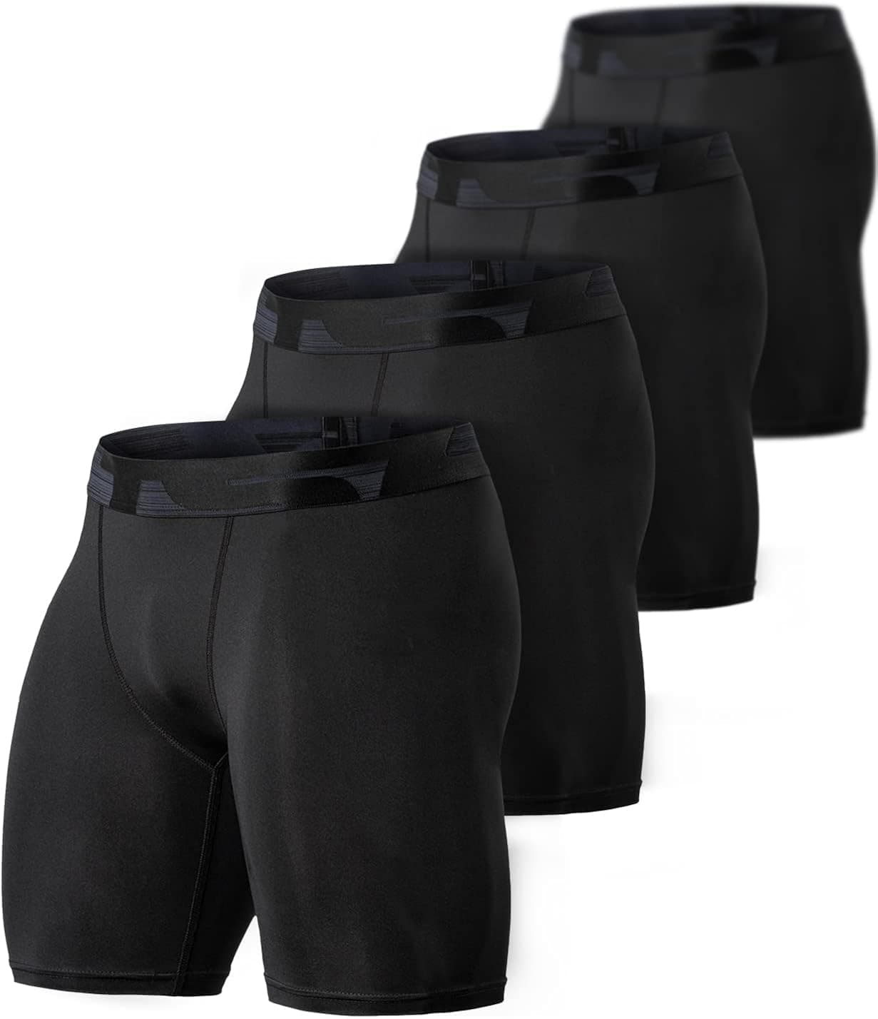TSLA Men's Athletic Compression Shorts, Sports Performance Active Cool Dry Running Tights