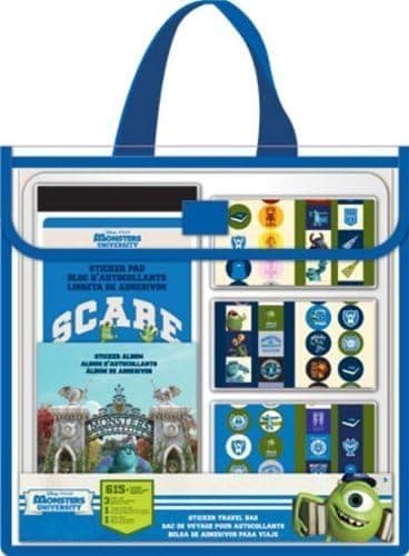 Monsters University Sticker Travel Bag - Licensed by Disney