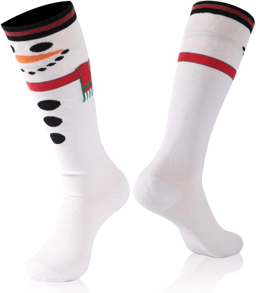 Gmall Christmas Womens Cartoon Cotton Soft Novelty Cute Funny Patterns New Year Gifts Party Socks