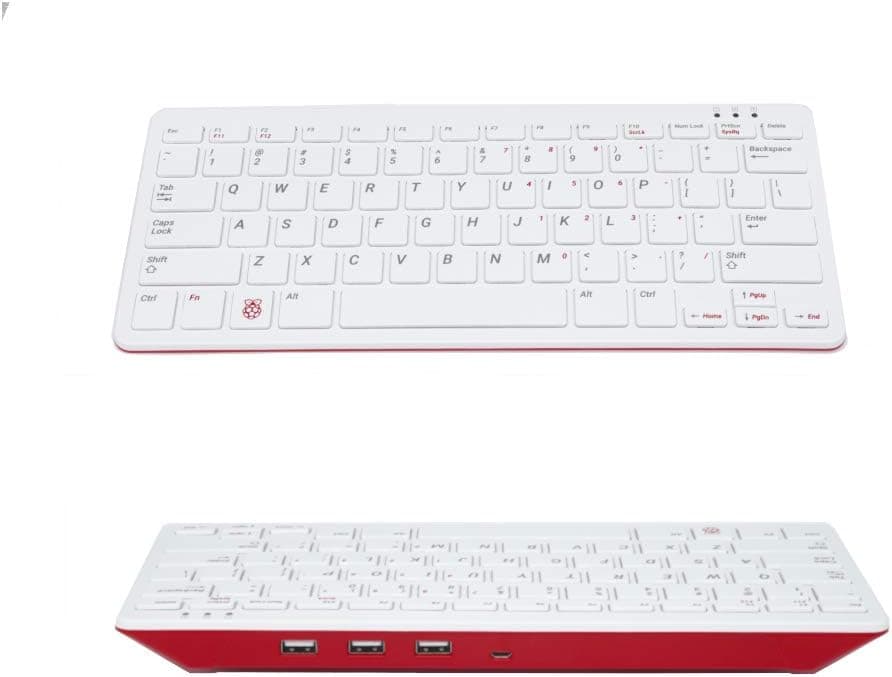 Official Raspberry Pi Keyboard (US Version - Red/White)