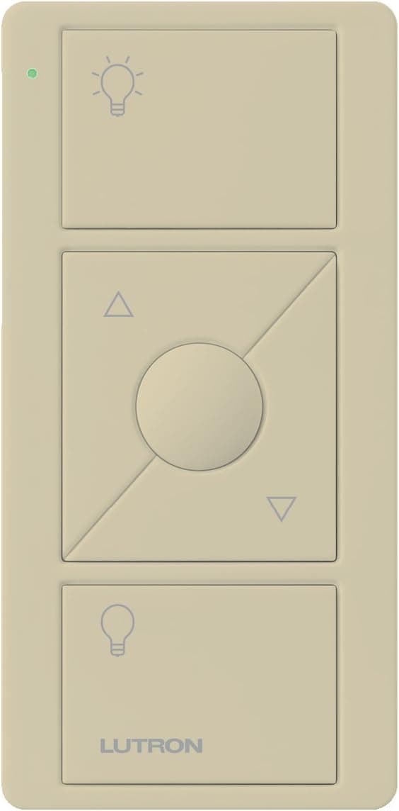 Lutron Pico Smart Remote Control for Caséta Smart Dimmer Switch | PJ2-3BRL-GIV-L01 | Ivory