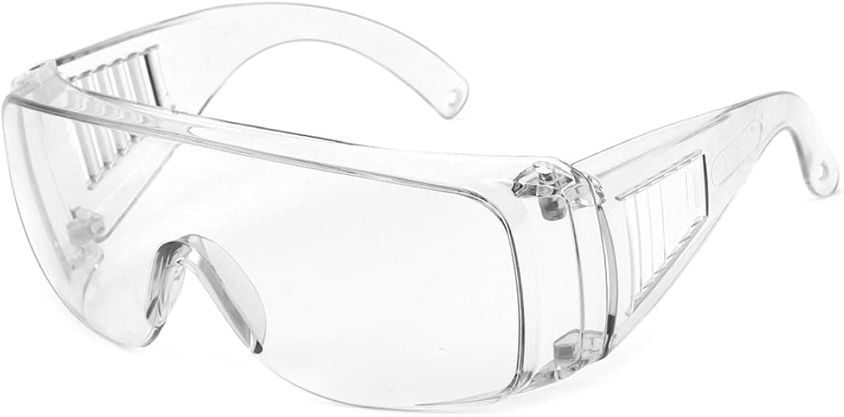 Cyxus Safety Goggle Anti Fog Goggles Dust-Proof Glasses Wind-Proof Protection Eyewear Protect Your Eyes (Transparent Frame 9001)