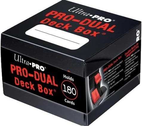 Ultra Pro Black PRO Dual Standard Deck Box