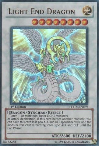 YU-GI-OH! - Light End Dragon (LCGX-EN189) - Legendary Collection 2 - 1st Edition - Ultra Rare