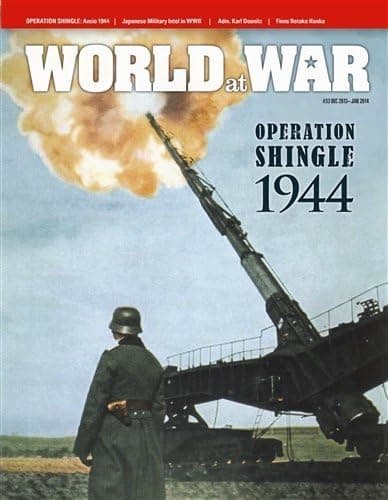 DG: World at War Magazine #33, with Shingle, the Anzio Beachhead Jan.-Mar. 1944, Board Game