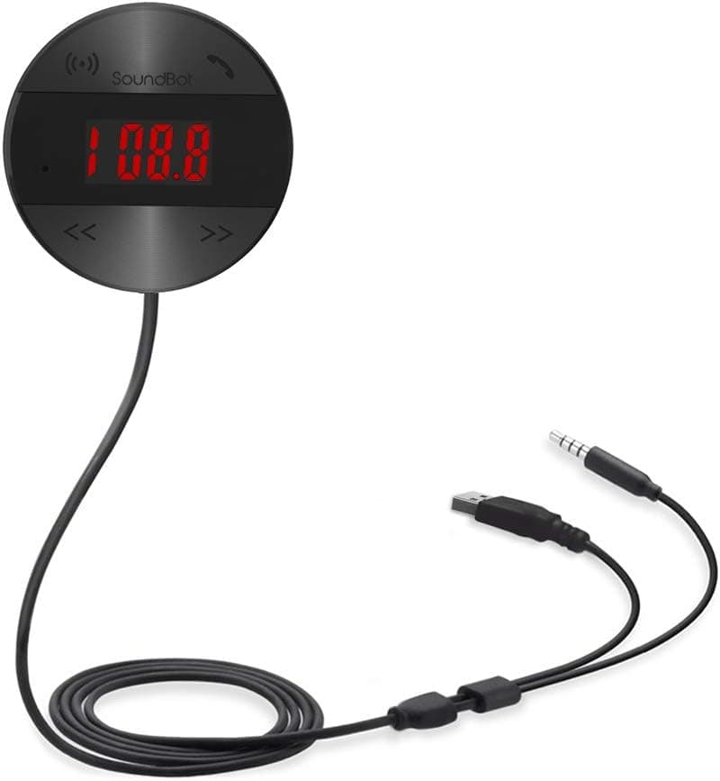 SoundBot SB361 FM Radio Wireless Car Kit SB361-BLK/BLK